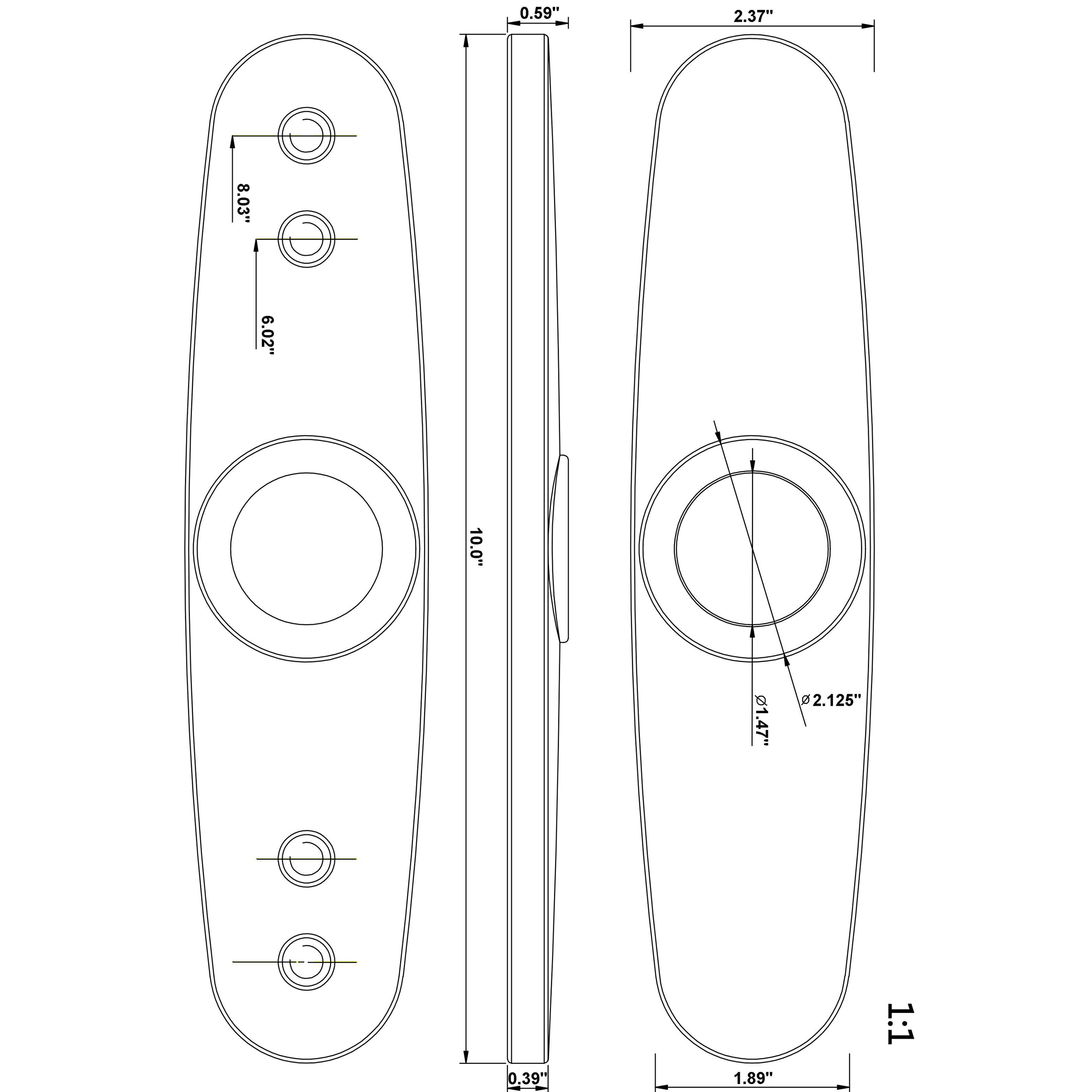 Kitchen Sink Deck Plate